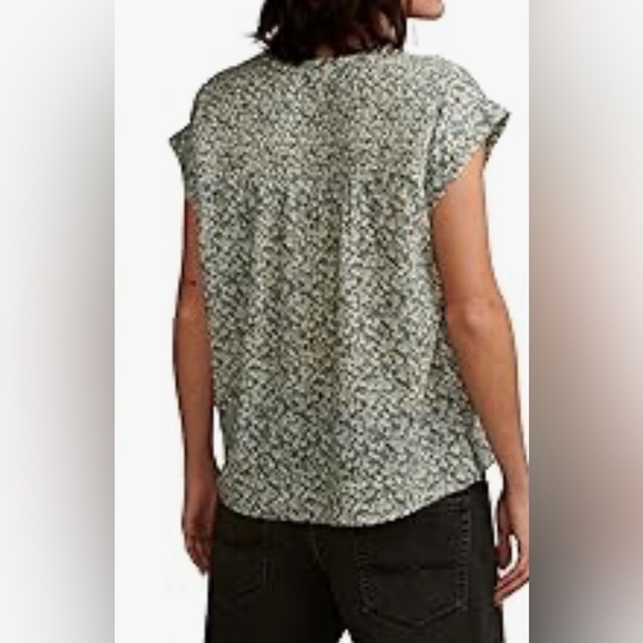 Lucky Brand green Floral Blouse - Picture 2 of 5